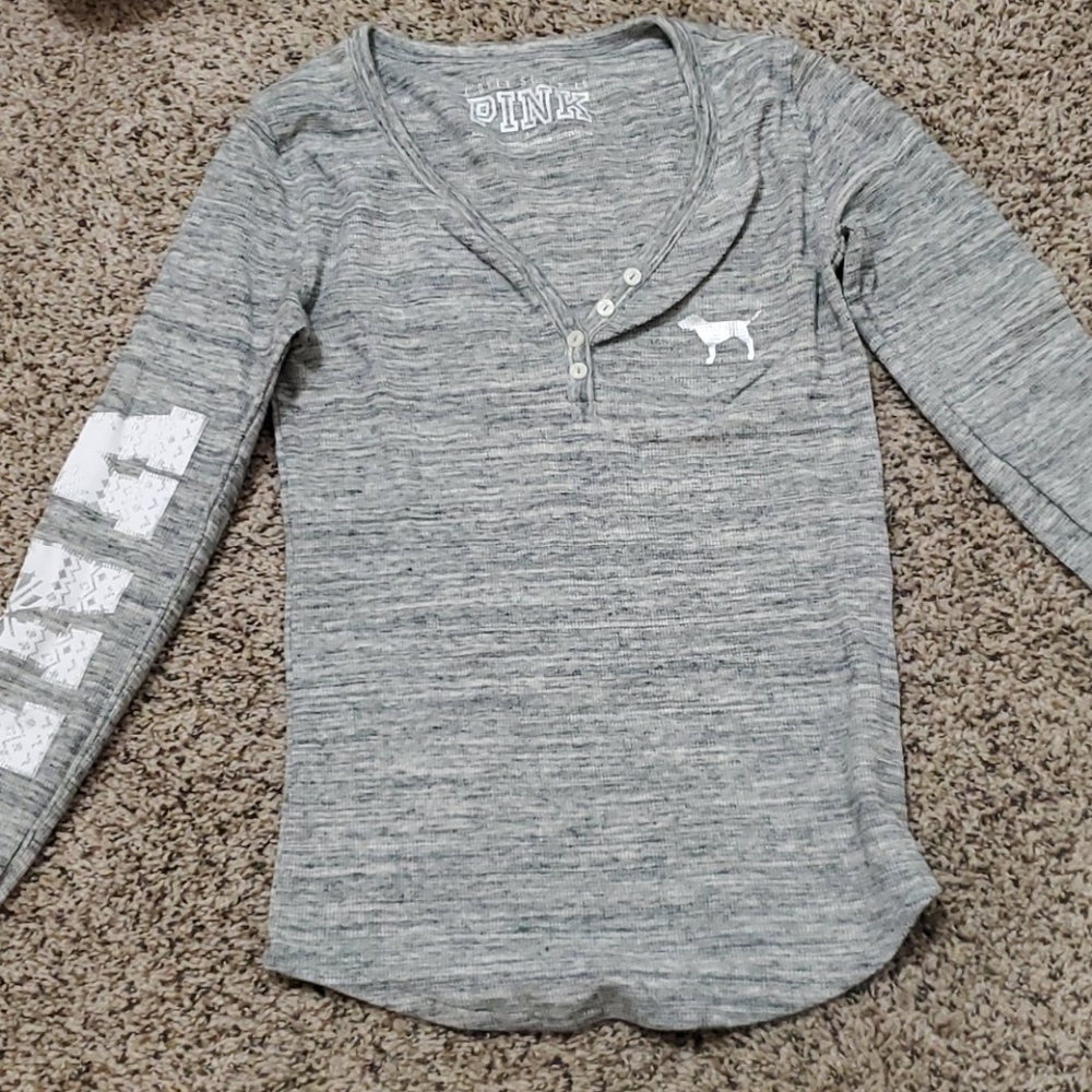VS Pink sleep set flannels